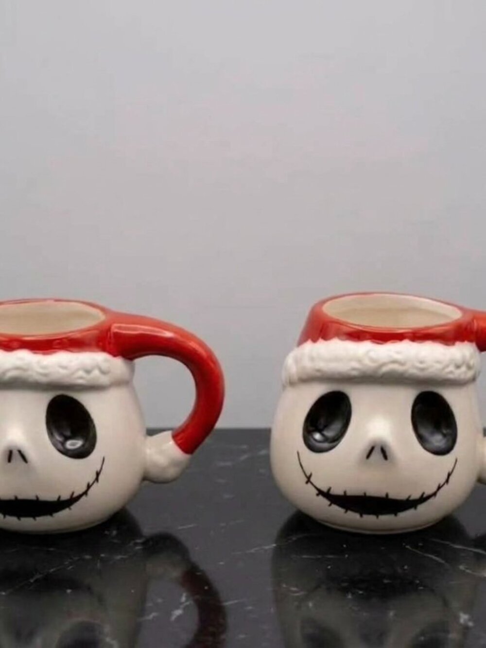 Disney Santa Jack Skellington Mugs (Set Of 2)